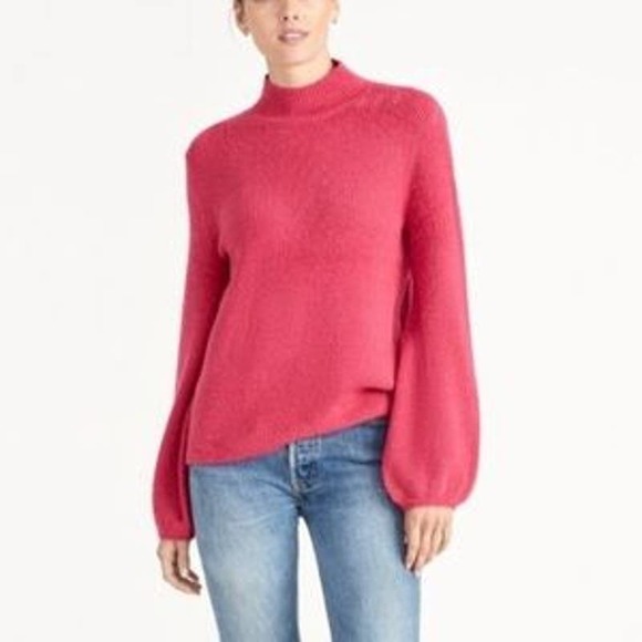 RACHEL Rachel Roy Sweaters - NWT Rachel Roy Ribbed High Neck Sweater Pink Small